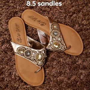 Naughty monkey bling sandles